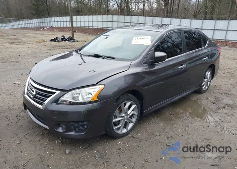 2013 Nissan Sentra Sr из США, поврежденный, VIN 3N1AB7AP4DL639058